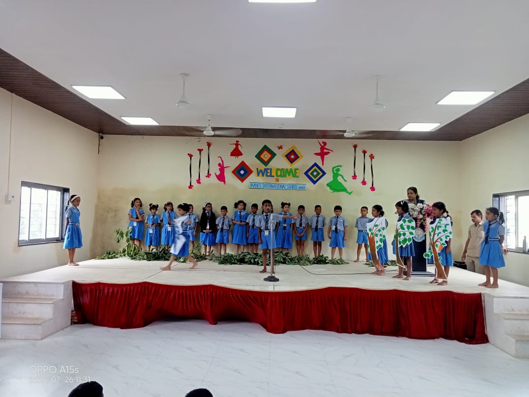 Students participating in school events